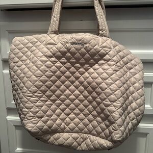 BRAND NEW! No tags. MZ Wallace Metro Deluxe Tote-Large. Color-mushroom.